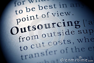 Outsourcing Stock Photo