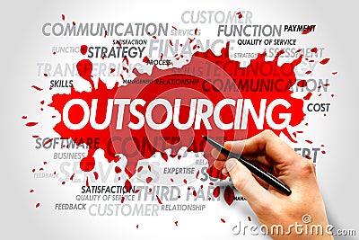 Outsourcing Stock Photo