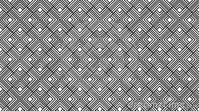 Abstract conceptual background wallpaper pattern design of black and white intersecting rhombuses and lines Stock Photo