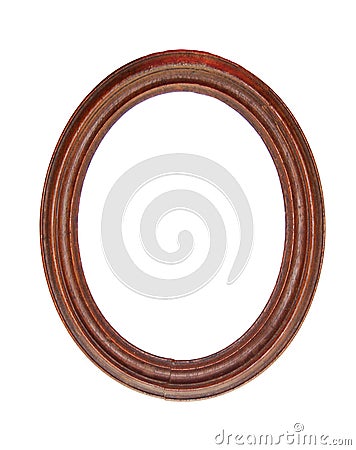 Oval frame Stock Photo