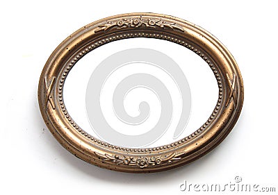 Oval photo frame Stock Photo