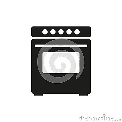 Oven icon. Simple vector illustration Vector Illustration