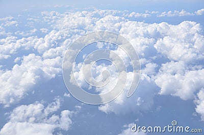 Over the cloud in the sky. Stock Photo