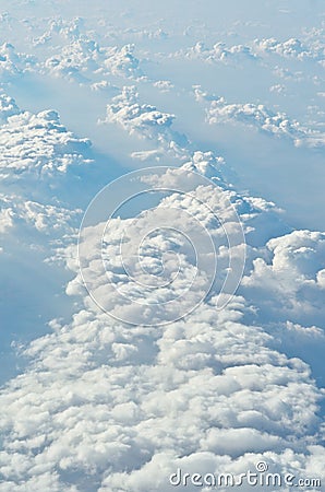 Over clouds Stock Photo