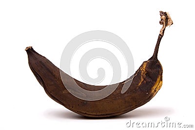 Over Ripe Banana Stock Photo