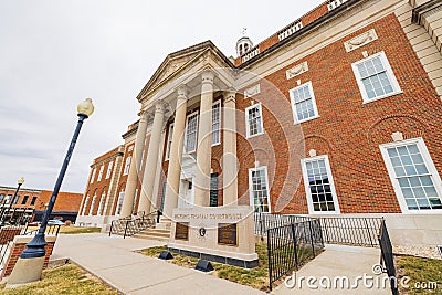 Overcast view of the Historic Truman Courthouse Editorial Stock Photo