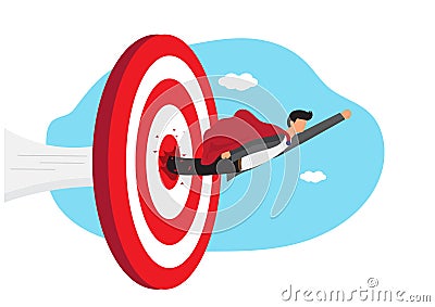 Overcome business obstacles Overcome difficulties or obstacles to success, solve problems, business or leadership solutions, and Vector Illustration