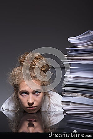 Overcoming burnout at work Stock Photo