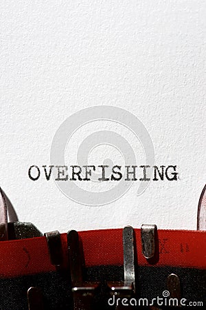 Overfishing concept view Stock Photo