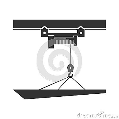 Overhead crane Vector Illustration