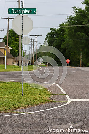 Overholser Drive Stock Photo