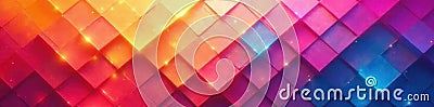 Overlapping, translucent squares form dynamic geometric pattern , elegant, depth, overlay Stock Photo
