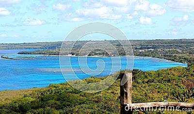 Overlook at Tinian Stock Photo