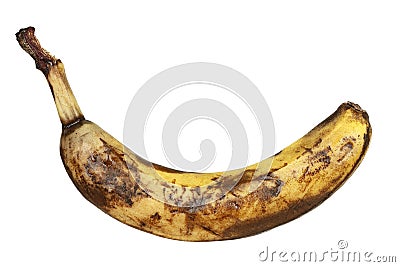 Overripe banana Stock Photo
