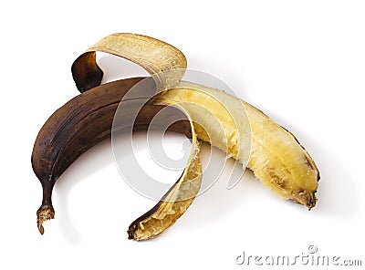 Overripe banana Stock Photo