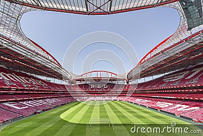 Overview on Estadio da Luz, Lisboa Editorial Stock Photo