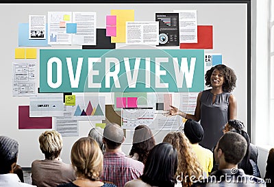 Overview Evaluation Inspection Report Survey Concept Stock Photo