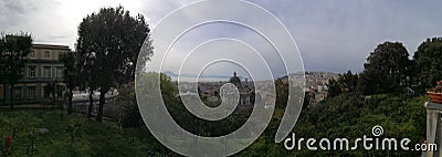 Overview of Naples from Capodimonte Stock Photo