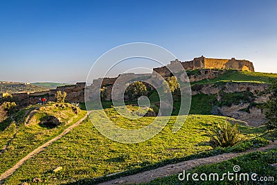 Overview of the old town of Fes Stock Photo