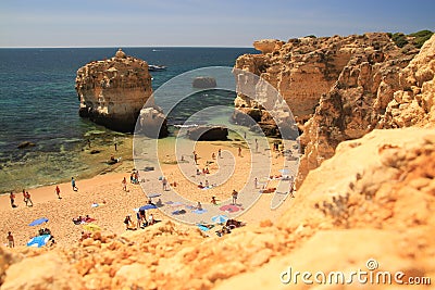 Overview of S. Rafael beach Stock Photo