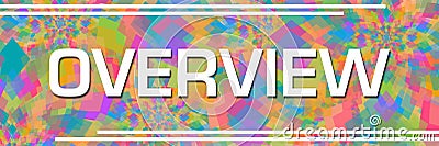 Overview Colorful Abstract Textured Background Text Horizontal Stock Photo