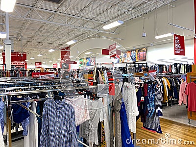 An Overview Of A TJ Maxx Store In Orlando, Florida Editorial Photo