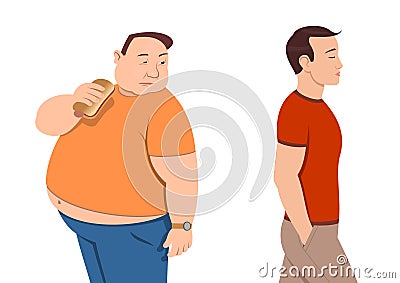 Overweight Vector Illustration