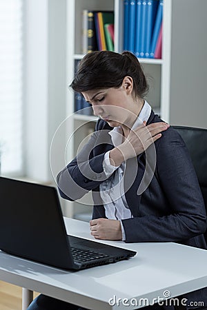 Overwork in the office Stock Photo