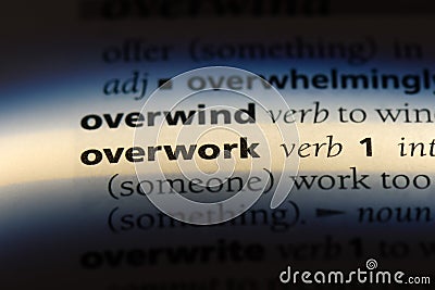 overwork Stock Photo