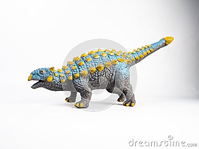 Oviraptor Dinosaur on white background Stock Photo