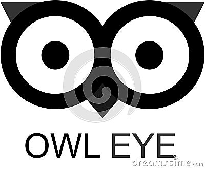 Owl Eye Vector Illustration