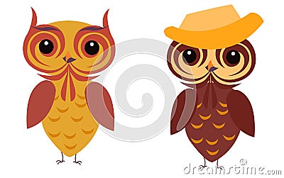 Owl illustration Vector Illustration