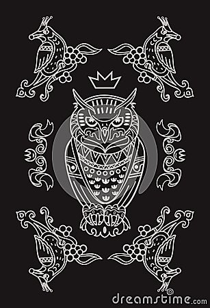 Owl Vector Illustration