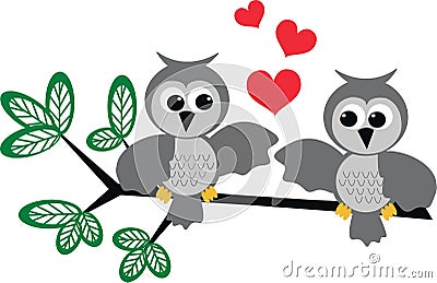 owls Vector Illustration