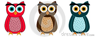 Owls Stock Photo