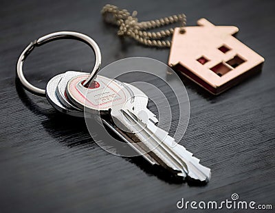 Ownership and control featuring elements like keys, property deeds, and ownership documents representing authority, responsibility Stock Photo