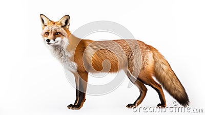 oxes on white background, they are small to medium-sized, omnivorous mammals Cartoon Illustration