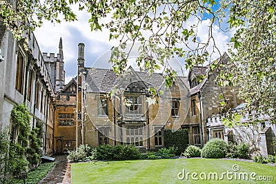 Oxford, Magdalen college (1458) historical buildings, Oxford university Editorial Stock Photo