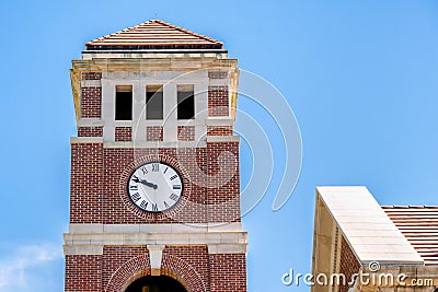 Peddle Bell Tower at University of Mississippie Editorial Stock Photo