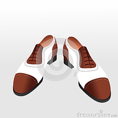 Oxford shoes Vector Illustration