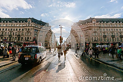 Oxford Street, London, 13.05.2014 Editorial Stock Photo