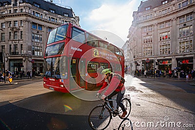 Oxford Street, London, 13.05.2014 Editorial Stock Photo