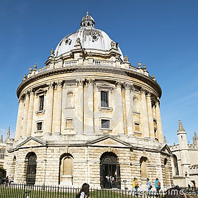 Oxford, United Kingdom. October 13, 2018 - The Bodleian Library, the main research library of the University of Oxford, is one of Editorial Stock Photo