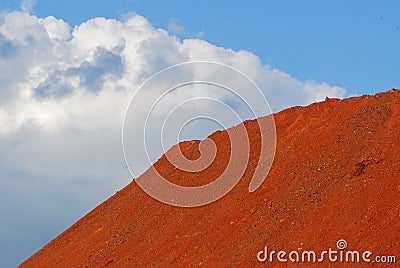 Oxidized iron Stock Photo