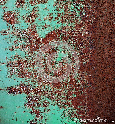 Oxidized metal surface Stock Photo