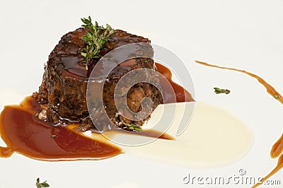 Oxtail Stew. European Style. Stock Photo