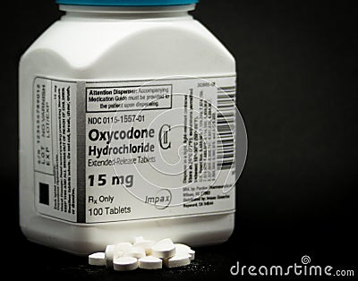 Oxycodone Hydrochloride Editorial Stock Photo