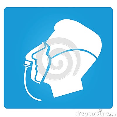 Oxygen mask Stock Photo