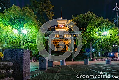 Oyama Jinja Shrine Editorial Stock Photo