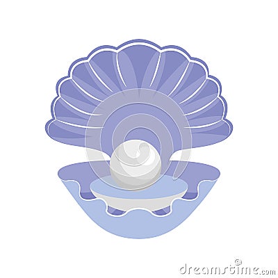 Oyster cartoon Vector Illustration